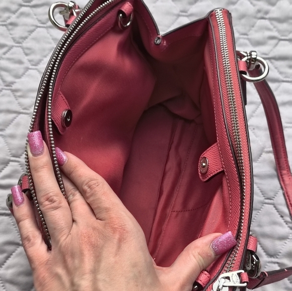 Coach Christie Carryall Handbag And Matching Trifold Wallet - Picture 11 of 16